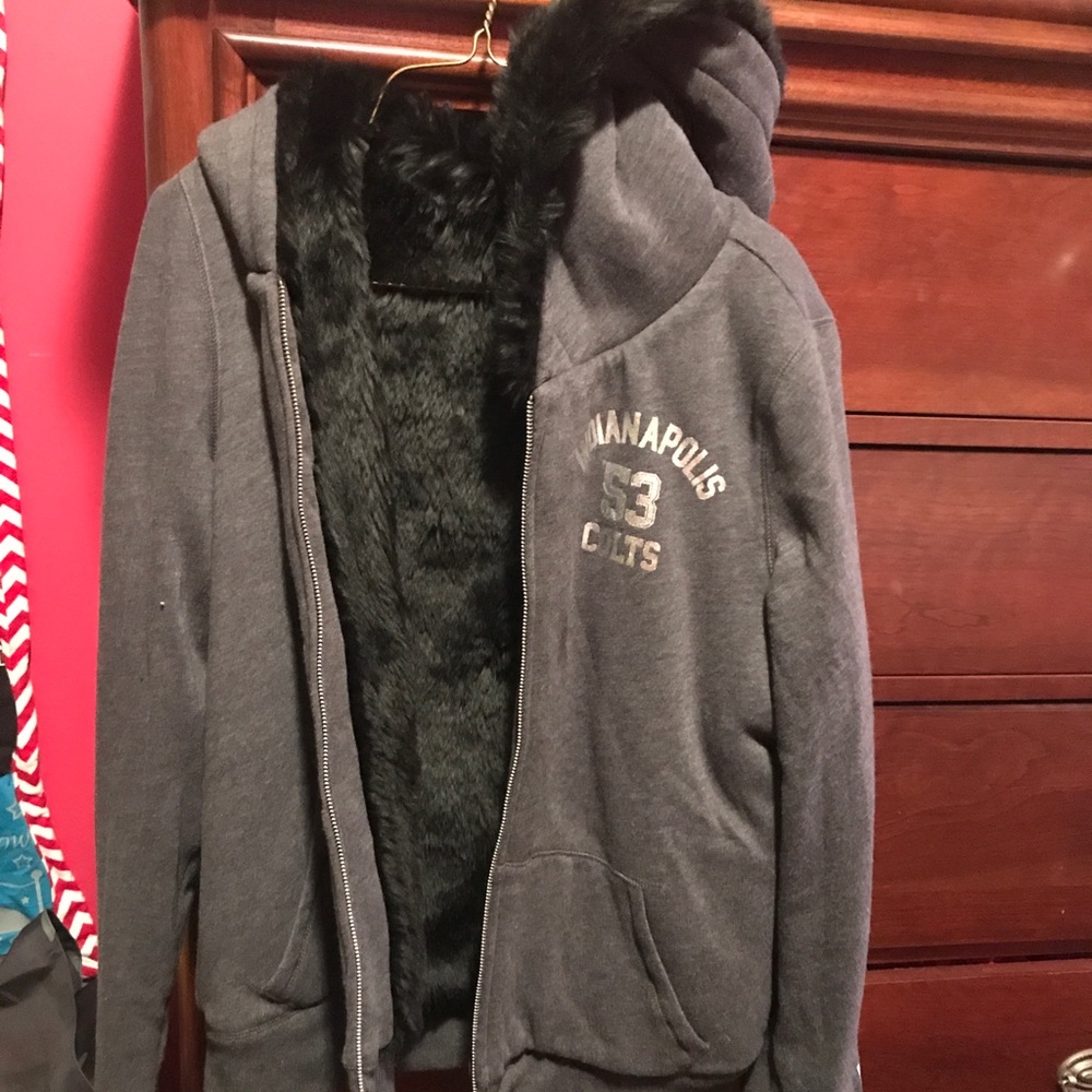 Victoria’s Secret PINK Fur Colts Jacket